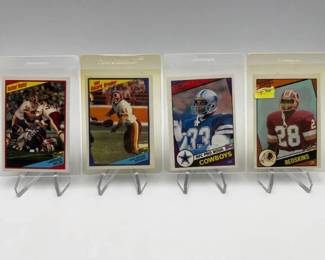 1984 Topps Football Card Lot Featuring Lawrence Taylor, John Riggins, Tony Dorsett & Darrell Green Rookie Card