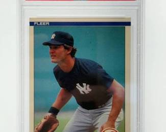 1984 Fleer Don Mattingly Rookie Card PSA 8 NM-MT