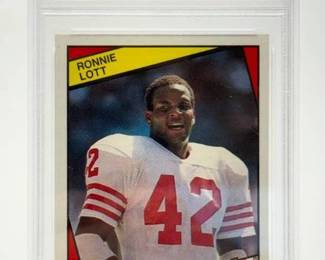 1984 Topps Ronnie Lott PSA 9 Mint Football Card