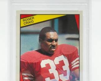 1984 Topps Roger Craig Rookie Card PSA 8 NM-MT