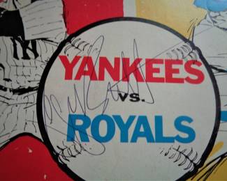 George Brett closeup on his signature