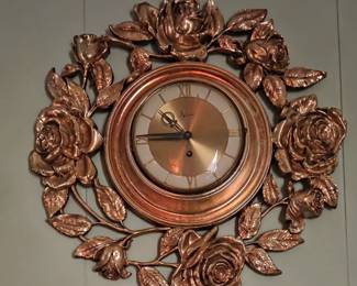 Vintage Syroco Clock
