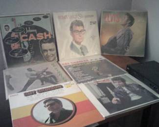 Small part of over 1,000 vinyl albums from 1950's thru 1990's