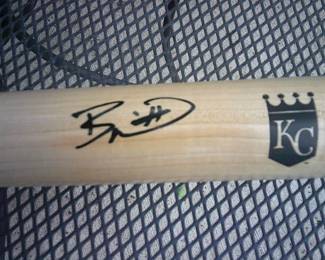 Bobby Witt autographed bat