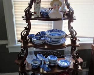 Italian blue spode dishes from 1920's.