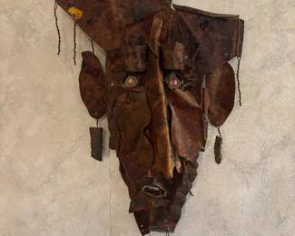 Brutalist Outsider Art Face/Mask