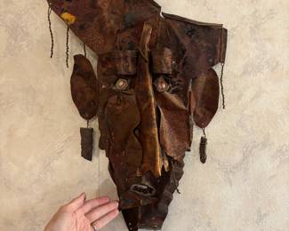 Brutalist Outsider Art Face/Mask