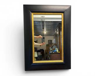 47 BallardDesignsHeavyDutySolidWoodWallMirrorwGoldTrim