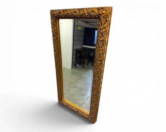 33 LargeOrnateGoldFramedWallMirrorw615GalleryLabel
