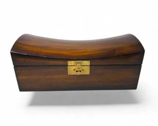 29 MaitlandSmithHandMadeCurvedLidWoodDecorativeBox