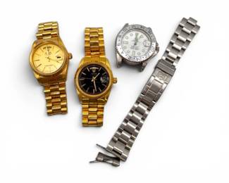 126 ReplicaRolexStyleWatcheswExtraBand3FauxWatchesLikeNew