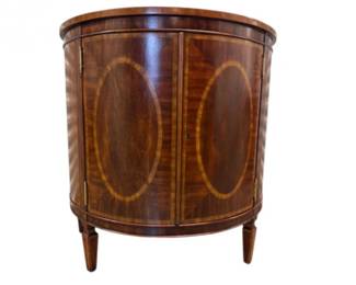 22 MaitlandSmithRegencyStyleDemiluneCabinet