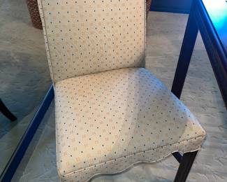 Vintage Cherry Ethan Allen Canova dining room table. Absolutely perfect condition, meticulously cared for. Pictured with the leaves in it. Includes six chairs.