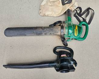 Lot #333 - Craftsman 215 MPH 12 Amp Electric Leaf Blower & Oro Weed Eater Leaf Vacuum - Tested & Working