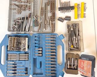 Lot #B244 - Assorted Drill and Driver Bit Set with Accessory Kits - Versatile Metal Construction