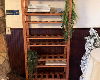 Wooden shelf