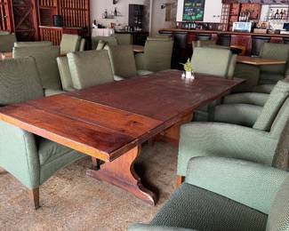 Large dining table