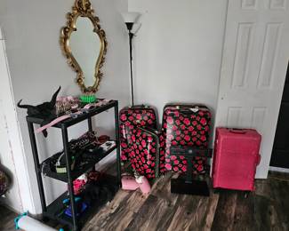 Gothic, Witchy, Spooky, Alt, Collars/Belts/Harnesses/Leashes/Horns, Cosmetic Bullet Bandolier Belts, Decorative Goth Suitcase Set
