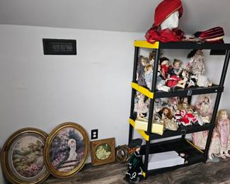 Vintage Dolls, Gothic Dolls, Large Stuffed Animals, Baroque - Rococo - Victorian Picture Frames