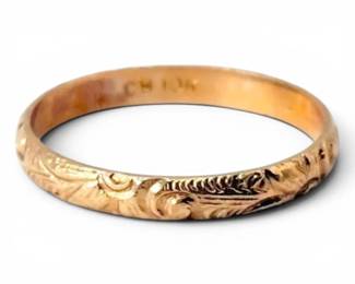 10k Gold Baby Ring 0.44g