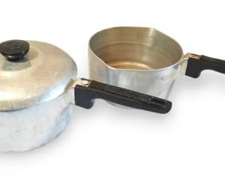 Wagner Ware Magnalite Sauce Pans 4683P With Lid 3 QT. 4683M