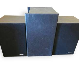 Bose Acoustimass 4 Home Theater Speaker System Two Bose Model 21 Speakers