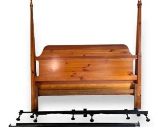 Four Poster Wooden Bed Frame