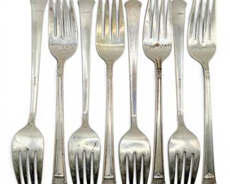6.5 Coventry Sterling Silver Forks By International Silver 308g