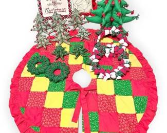 Fabric Christmas Trees More Decor