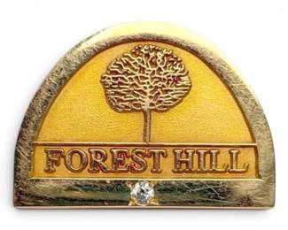 14k Gold Forest Hill Pin 1 3.39g