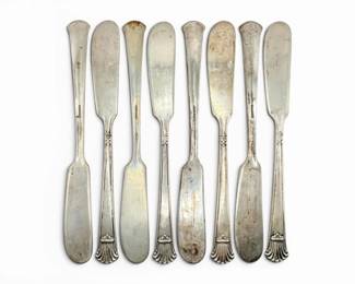 6 Coventry Sterling Silver Butter Knives By International Silver 228g