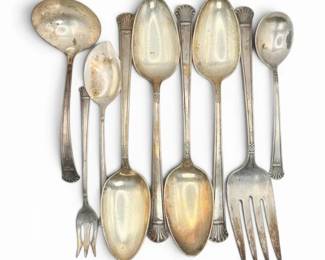Coventry Sterling Silver Serving Spoons, Forks, More By International Silver 457g