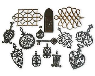 Vintage Dansk Cast Iron Trivets By Jens Quistgaard More Cast Iron Trivets