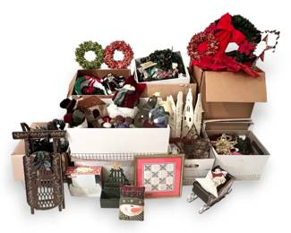 Tons Of Christmas Decorations And More