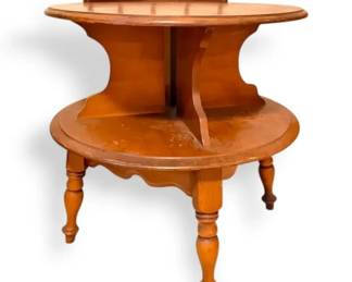 Wooden TwoTiered Table