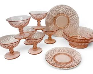 Pink Depression Glassware