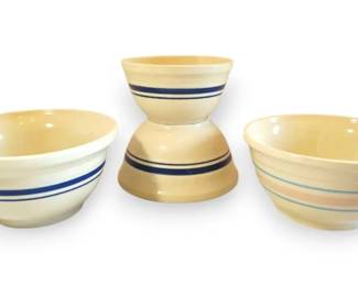 McCoy Roseville Ovenproof Mixing Bowls