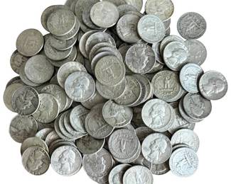 (4) Washington Silver Quarters - Random Dates
