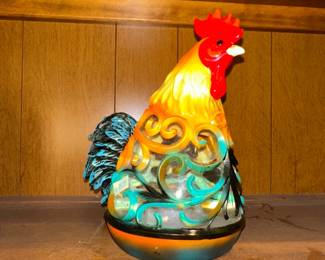 Rooster Figurine Lantern