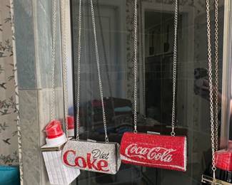 CocaCola Diet Coke Rhinestone Can Clutch Purses