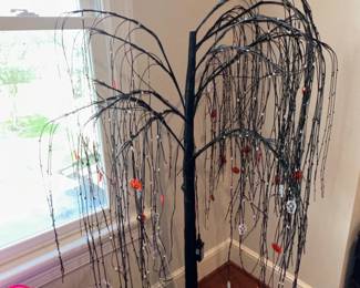 Black Weeping Willow Halloween Tree