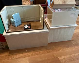 Dollhouse Room Boxes and Accessories Lot
