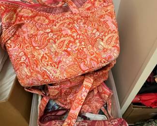 Vera Bradley Sherbet Paisley Tote Bag