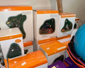 Department Halloween Village Accessories Bundle