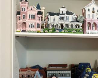 Shelias Collectible Wooden Victorian Houses