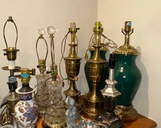 Assorted Table Lamps Lot