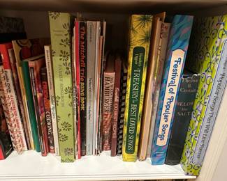 Vintage Cookbooks Songbooks Collection