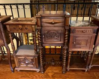 Antique Wooden Nightstand or Table Lot of