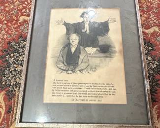 Honor Daumier Divorce Case Print