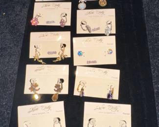 Kirks Folly Assorted Earrings Lot